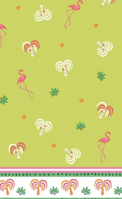 Paper + Design tafelkleed cabana mix geel 220 x 138 cm