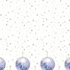 Paper + Design tafelkleed Disco ball wit / blauw 220 x 138 cm