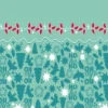 Paper + Design tafelkleed Winter Wonderland blauw 138 x 220 cm