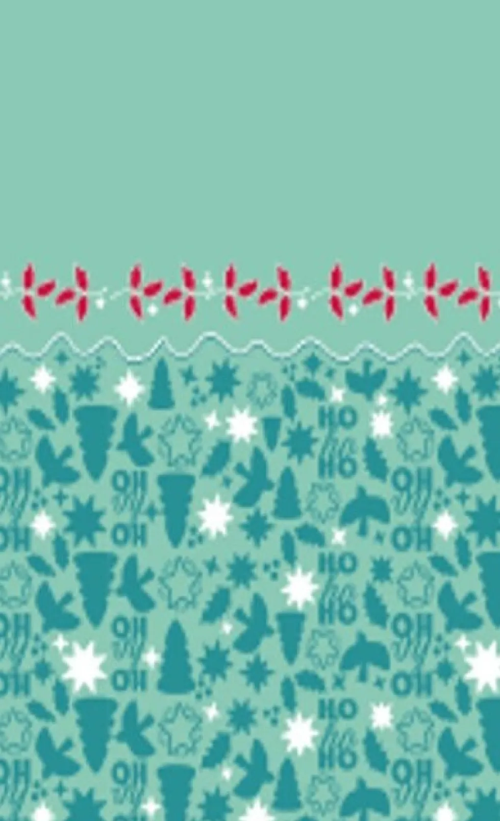 Paper + Design tafelkleed Winter Wonderland blauw 138 x 220 cm