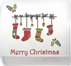 Paper + Design toiletpapier Kerst xmas stockings 3-laags