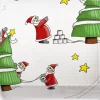 Paper + Design toiletpapier Kerst santas so busy 3-laags