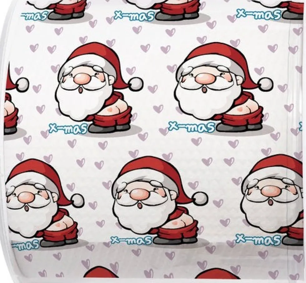Paper + Design toiletpapier Kerst deep in love 3-laags