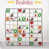 Paper + Design toiletpapier Kerst xmas sudoku 3-laags