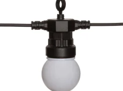 Partylights uitbreiding 5 m met 10 lampjes D 5 cm multi