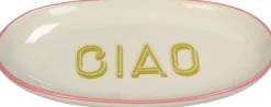 Petit four bord Ciao wit 21 x 12,5 x 2,5 cm