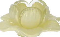 Plume Living waxinelichthouder Flore crème D 10,5 H 5 cm