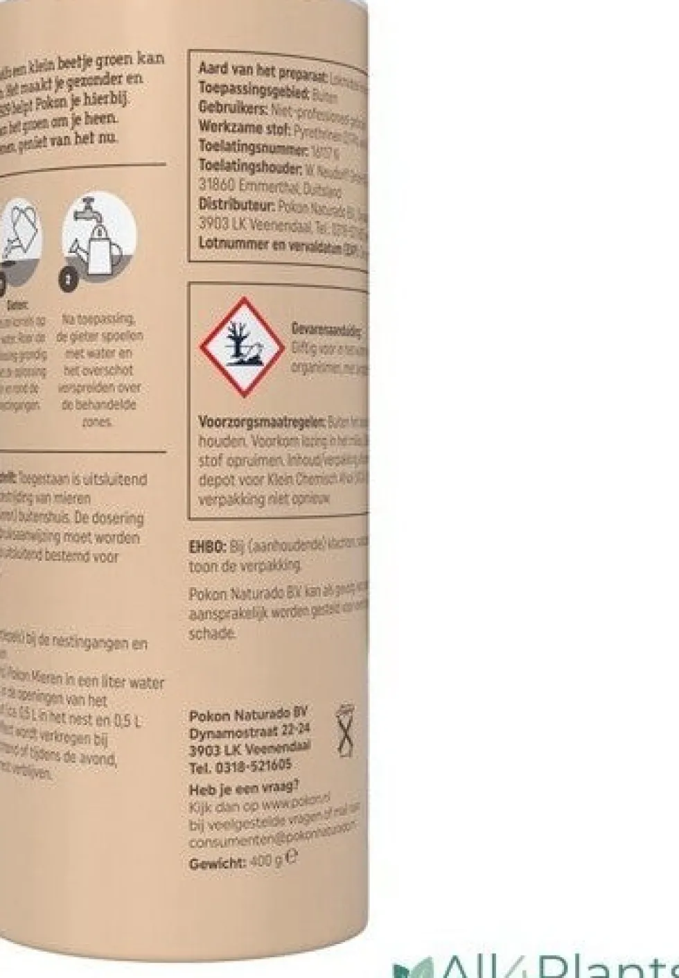 Pokon tegen mieren korrels 400 g