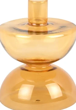 PT Living kandelaar Diabolo oranje D 10 H 13 cm