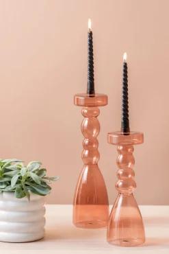 PT Living kandelaar Pawn roze D 11 H 30,5 cm