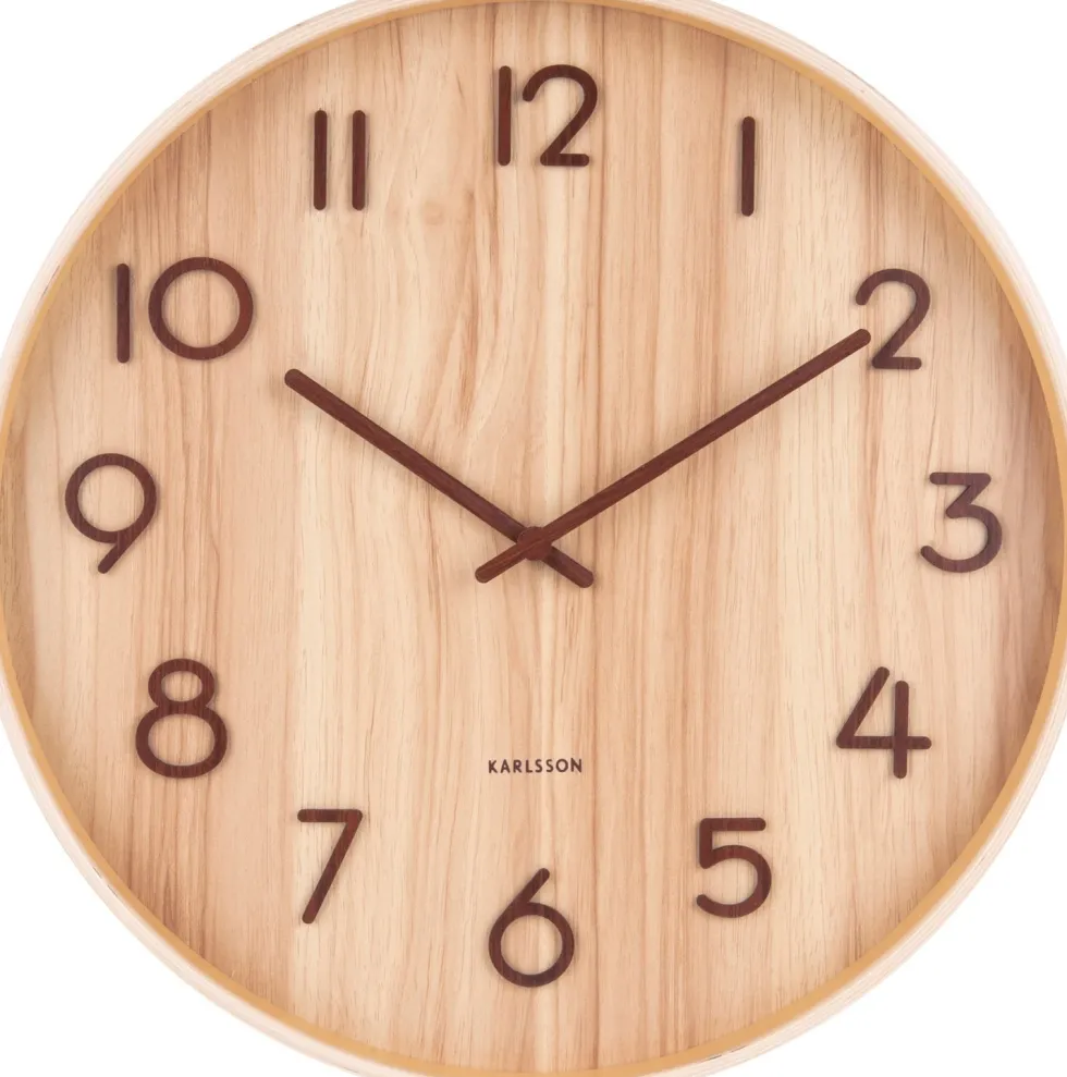 PT Living wandklok Pure naturel D 40 H 4,5 cm