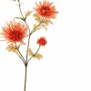 Pure kunstbloem Chrysant oranje H 96 cm