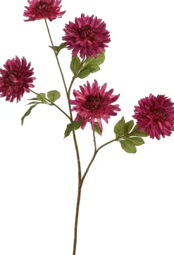 Pure kunstbloem Chrysant rood H 105 cm