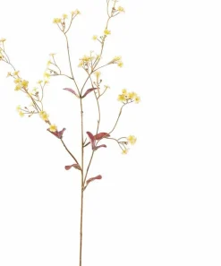 Pure kunstbloem Gipskruid geel H 65 cm