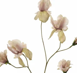 PURE kunstbloem Iris paars / groen 94 cm
