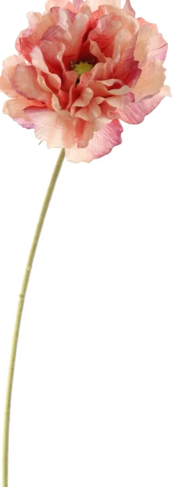 Pure kunstbloem Klaproos roze H 74 cm