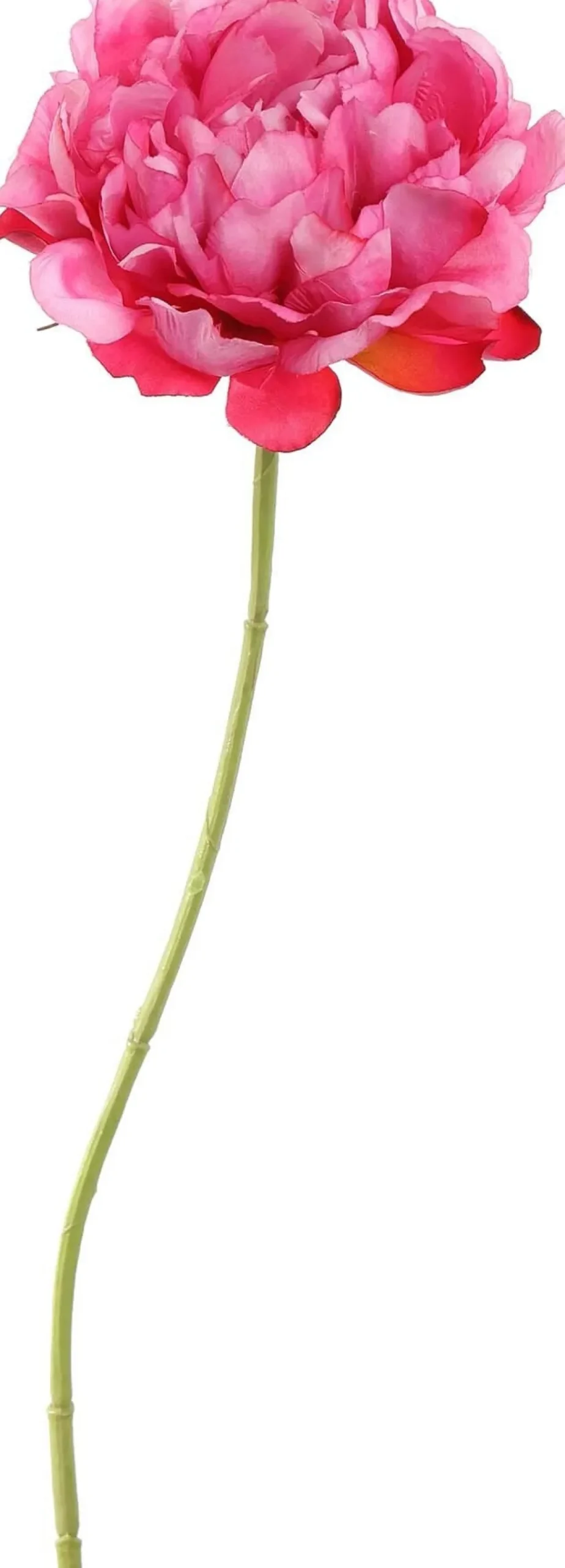 Pure kunstbloem Pioenroos roze H 65 cm