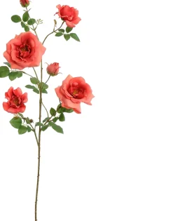 Pure kunstbloem Roos rood H 95 cm