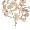 Pure kunsttak Eucalyptus crème / goud H 90 cm