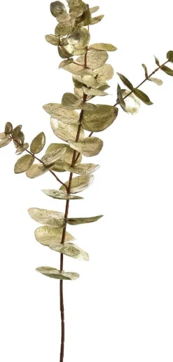 Pure kunsttak Eucalyptus goud H 75 cm