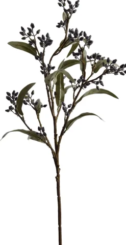 Pure kunsttak Eucalyptus paars H 78 cm