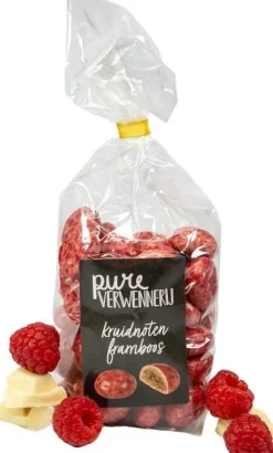 Pure verwennerij kruidnoten framboos 225 gr