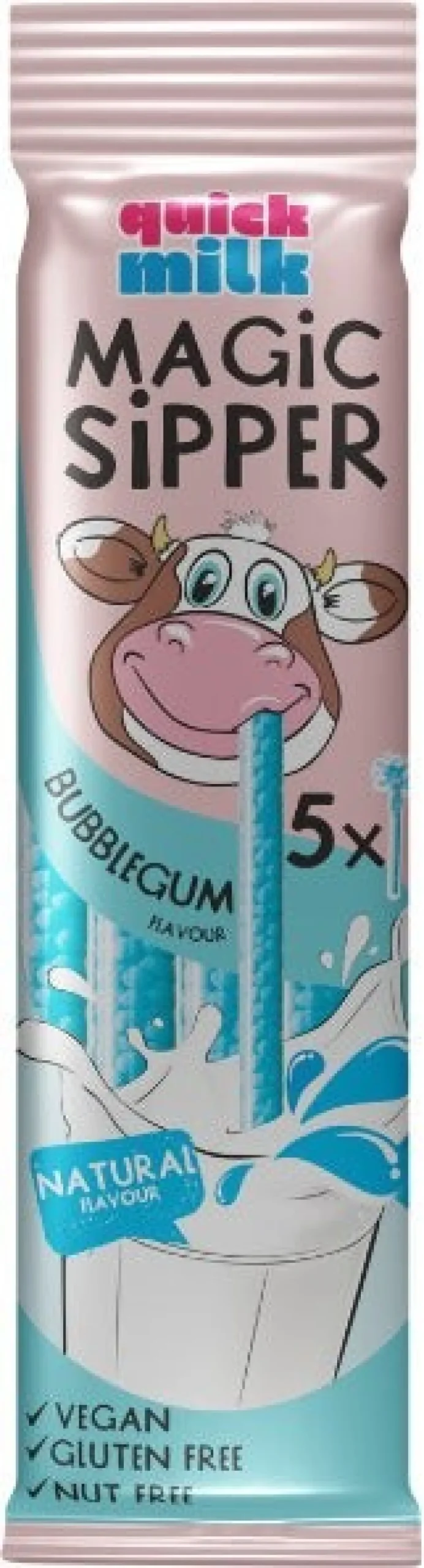 Quick milk Bubblegum 5 stuks