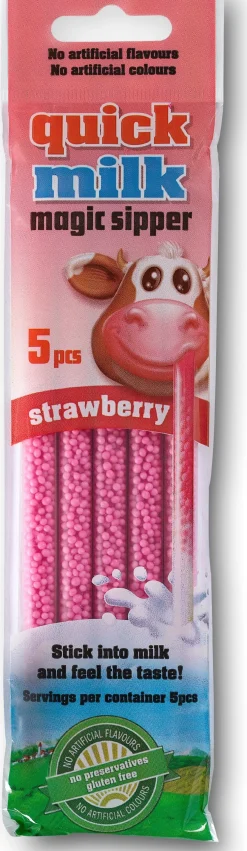 Quick Milk melkdrankrietje Strawberry 30 g