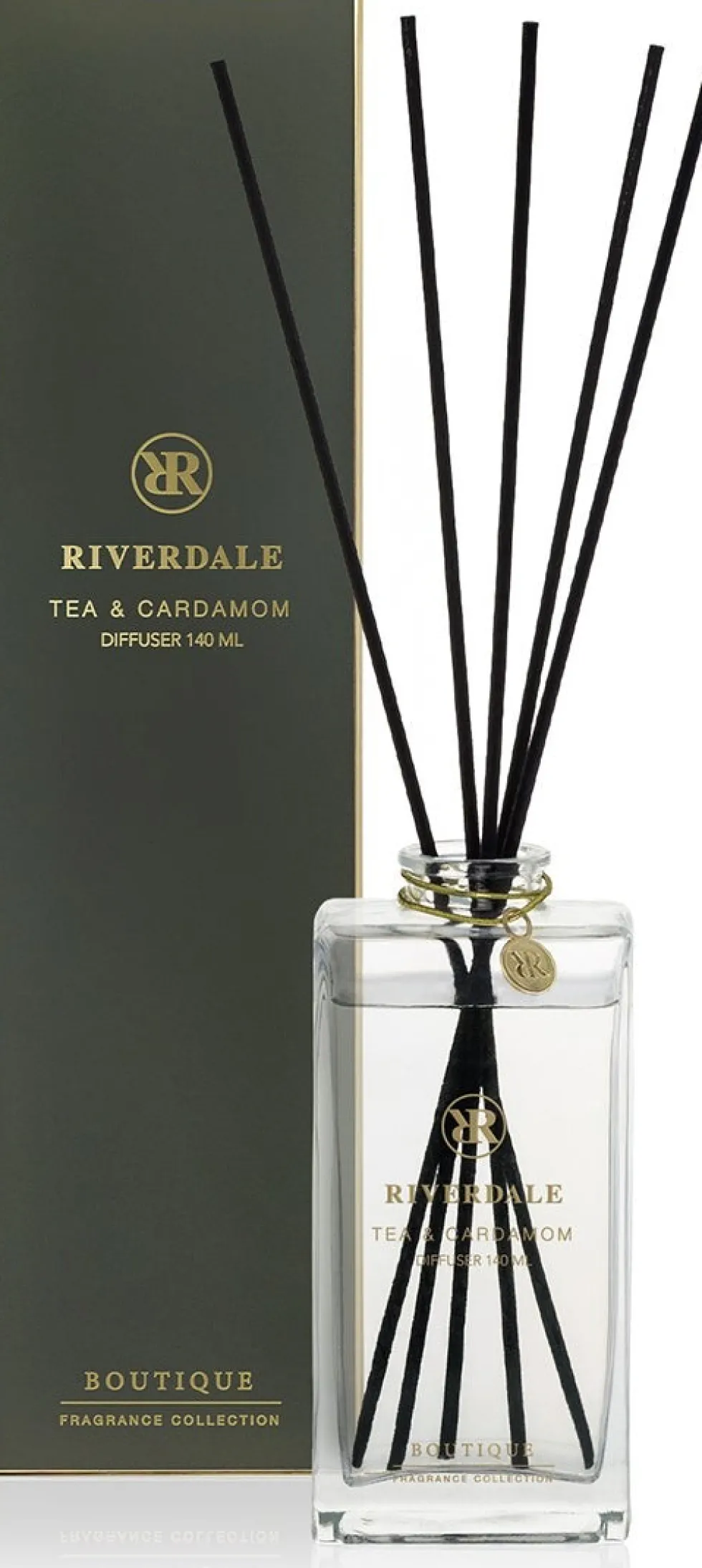 Riverdale geurstokjes Boutique tea & cardamom 140 ml