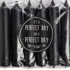 Rustik Lys dinerkaars Cadeau zwart 5 uur 6 stuks