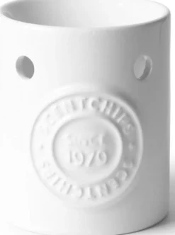 ScentChips geurbrander Design wit D 8 H 10 cm