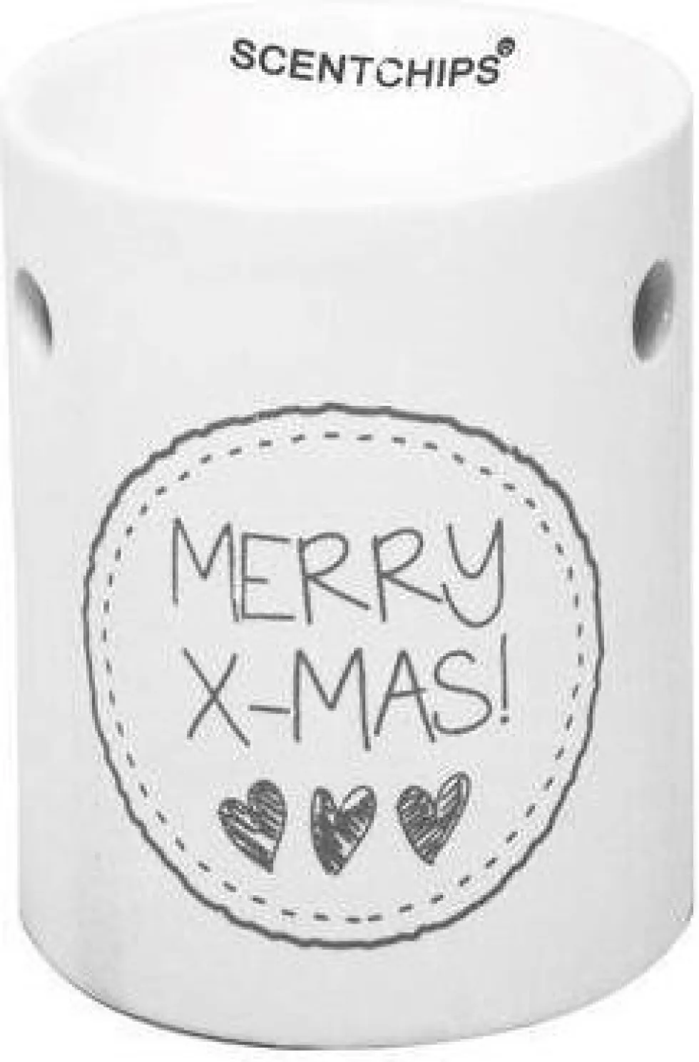 ScentChips geurbrander Xmas wit 9 x 9 x 11 cm