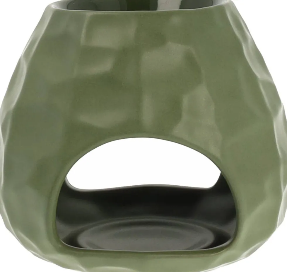 ScentChips wax geurbrander Chisseled groen D 11 H 11 cm