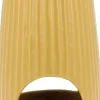 ScentChips wax geurbrander Rib geel D 10 H 16 cm