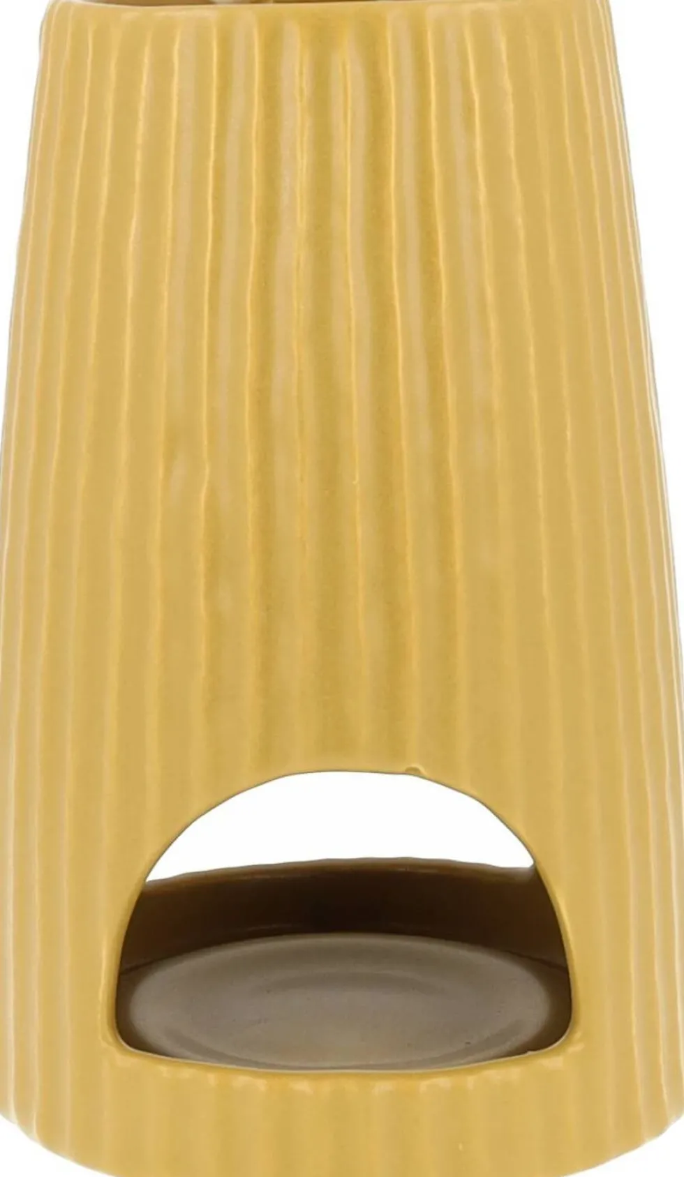 ScentChips wax geurbrander Rib geel D 10 H 16 cm