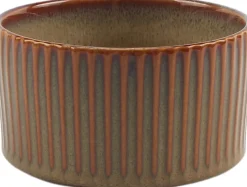 Schaal Bistro bruin / groen D 12 H 6,8 cm