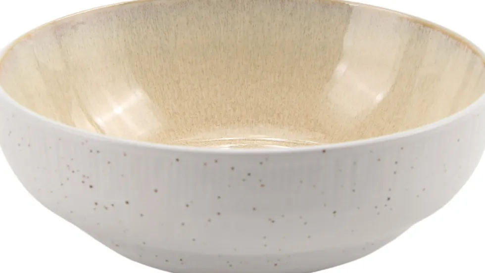Schaal Tzia beige / wit D 12,6 H 4,8 cm