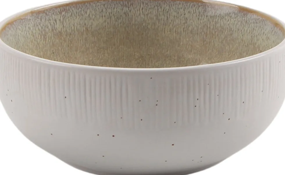 Schaal Tzia beige / wit D 13,7 H 7 cm