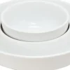Schaal wit D 18,5 H 4 cm