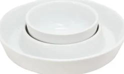 Schaal wit D 18,5 H 4 cm