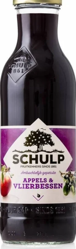 Schulp appel vlierbessensap 750 ml