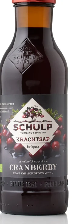 Schulp bio cranberrysap 750 ml