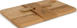 Senza boterbord met mes naturel 33 x 20 x 1,5 cm