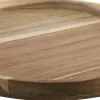 Serveerplank Odin bruin acacia D 24 H 2 cm