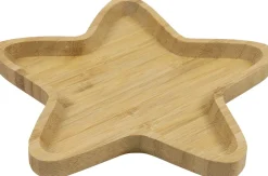 Serveerplank Ster naturel 15 x 15 x 1,5 cm
