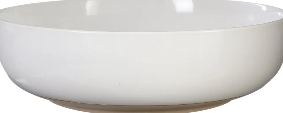 serveerschaal Mila crème D 27,5 H 8 cm