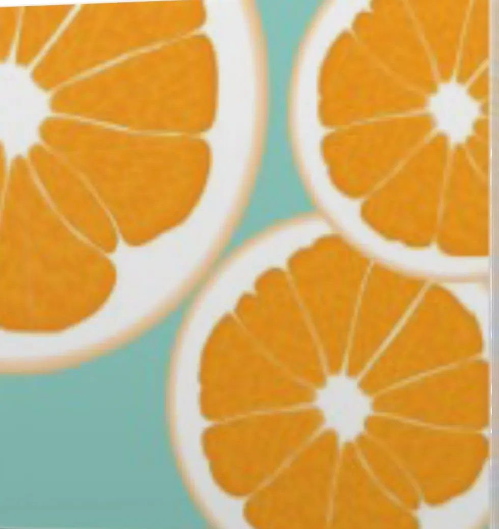 Servet Orange Slices multi 33 x 33 cm 20 stuks