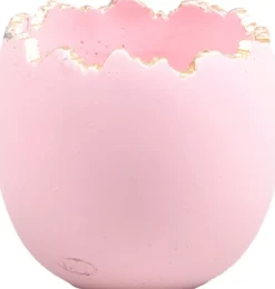 SID decoratie bakje Eric ei roze D 11 H 9,5 cm