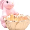 SID decoratieschaal Bunco haasje roze 19,5 x 12,5 x 14,5 cm