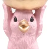 SID decoratieschaal Donny kuiken roze 18,5 x 12 x 19 cm